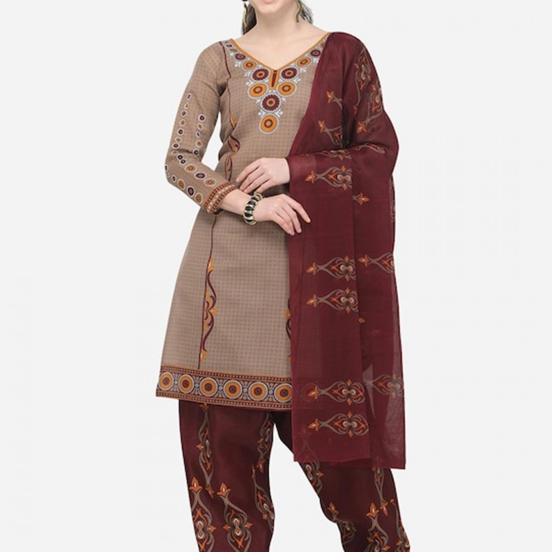 Kurta and Dupatta Unstitched Dress Material