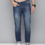 Men Blue Slim Fit Heavy Fade Stretchable Jeans