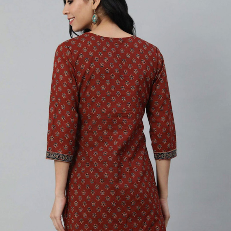 Women Maroon Tunic