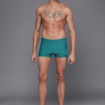 Men Green Solid Swim Shorts