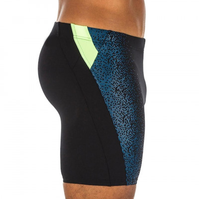 Men Black & Blue Printed Shorts