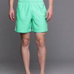 Men Green Solid Sustainable Swim Shorts