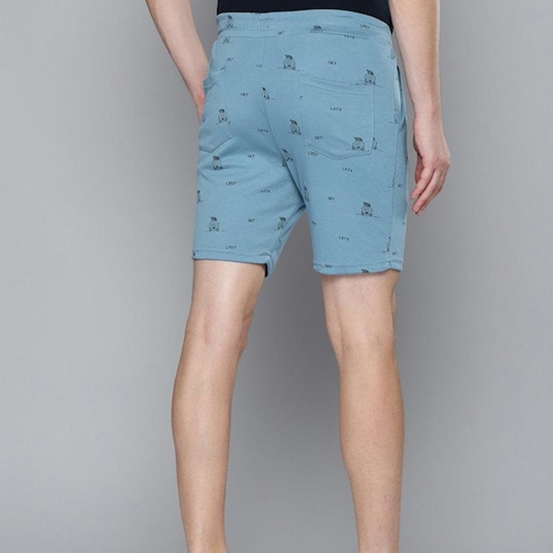 Men Blue Lounge Shorts