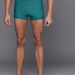 Men Green Solid Swim Shorts